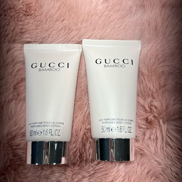 NWOT Gucci bamboo perfumed  body lotion 1.6 oz new   Lot of 2 travel size lotion - Picture 1 of 5